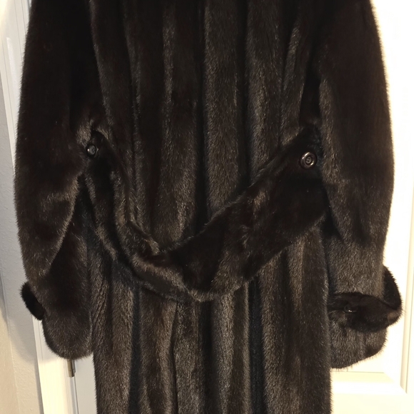 Men's full-length mink coat - Picture 2 of 4